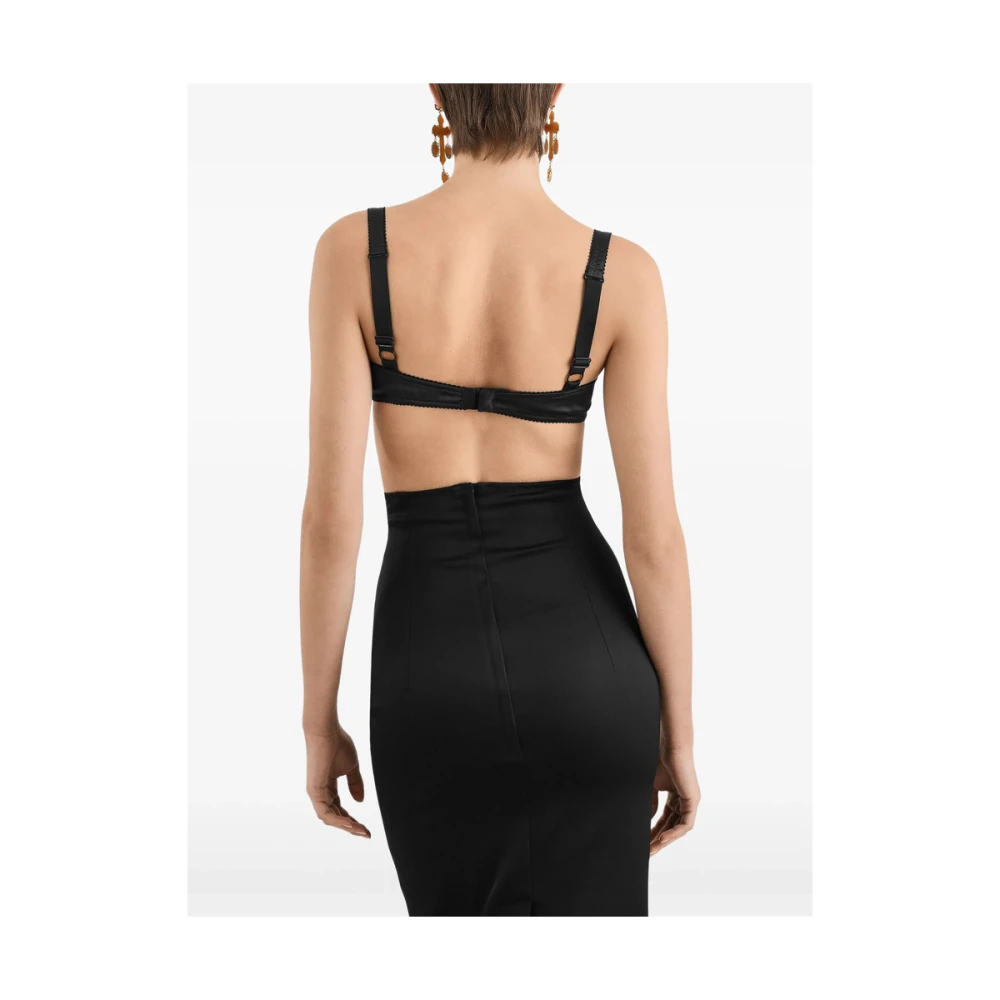 Dolce & Gabbana Zwarte Achterhaak Ondergoed Black Dames