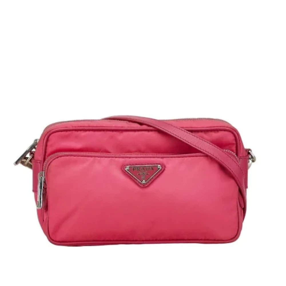 Prada Vintage Pre-owned Fabric prada-bags Pink Dames