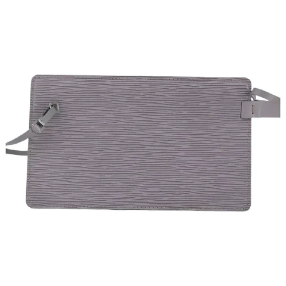 Louis Vuitton Vintage Pre-owned Leather pouches Purple Dames