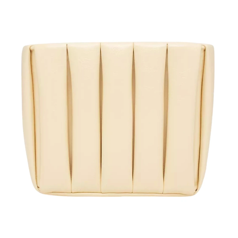 THEMOIRè Glanzende Kanarie Mini Tote Tas Yellow Dames
