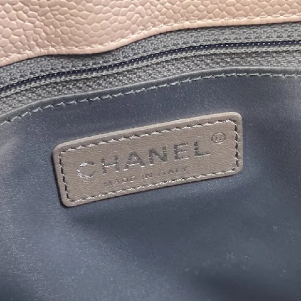 Chanel Vintage Pre-owned Leather totes Pink Dames
