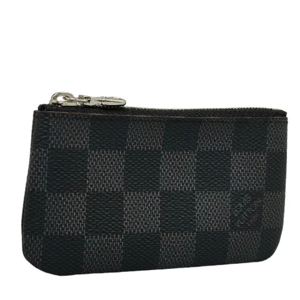 Louis Vuitton Vintage Pre-owned Canvas wallets Black Heren