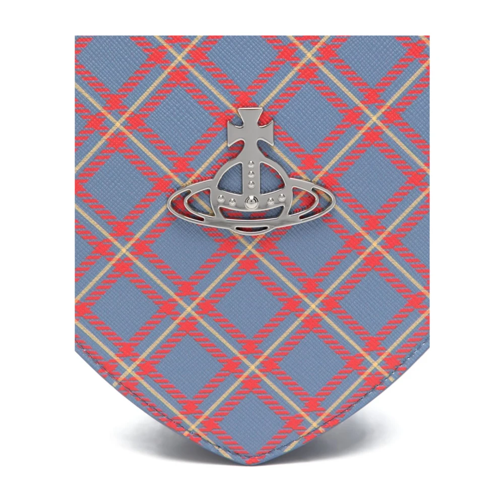 Vivienne Westwood Korenbloemblauwe Tartan Schoudertas Multicolor Dames