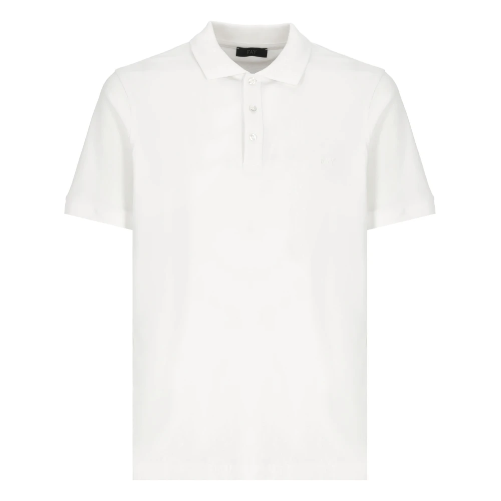Fay - Tops > Polo Shirts - White - Fay - Modalova