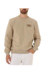 bruine-monotype-label-sweatshirt-voor-heren