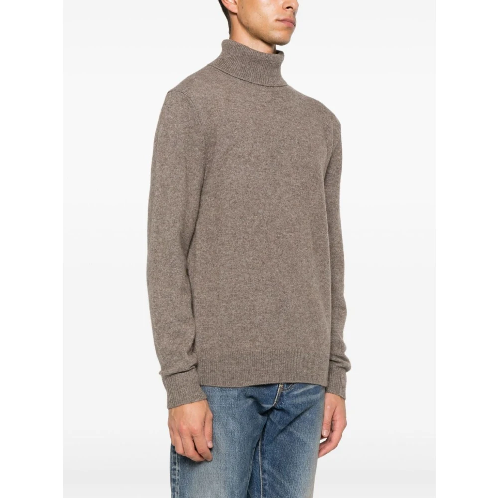 Peuterey Grijze Wollen Blend Gebreide Trui Gray Heren