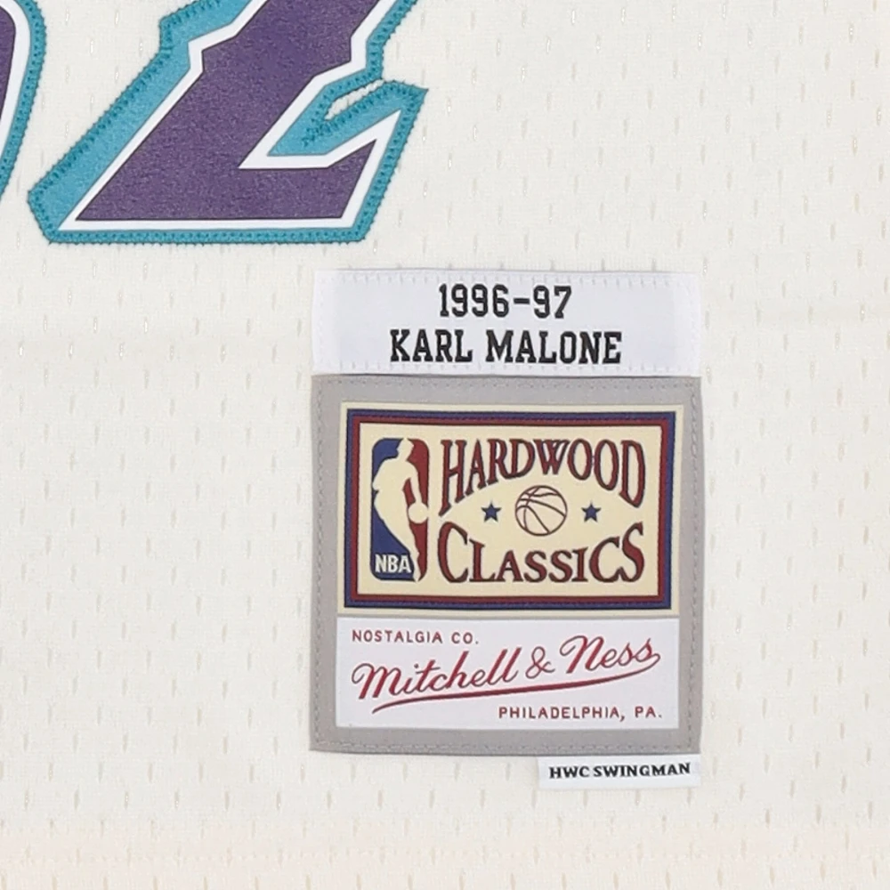 Mitchell & Ness NBA Basketball Tank Top Karl Malone White Heren