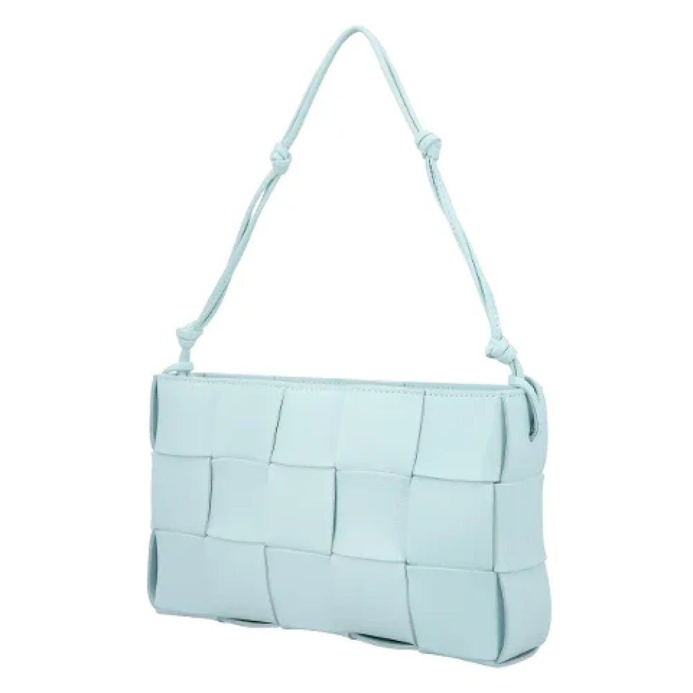 Bottega Veneta Leather crossbody-bags Blue Dames