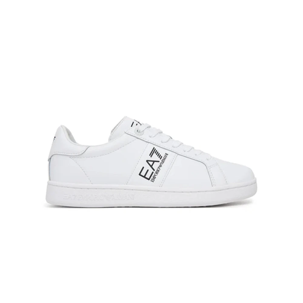 Emporio Armani Mannelijk Wit Schoenen Heren, 41 1/2 Eu, Sneaker Classic Ea7 Mfa