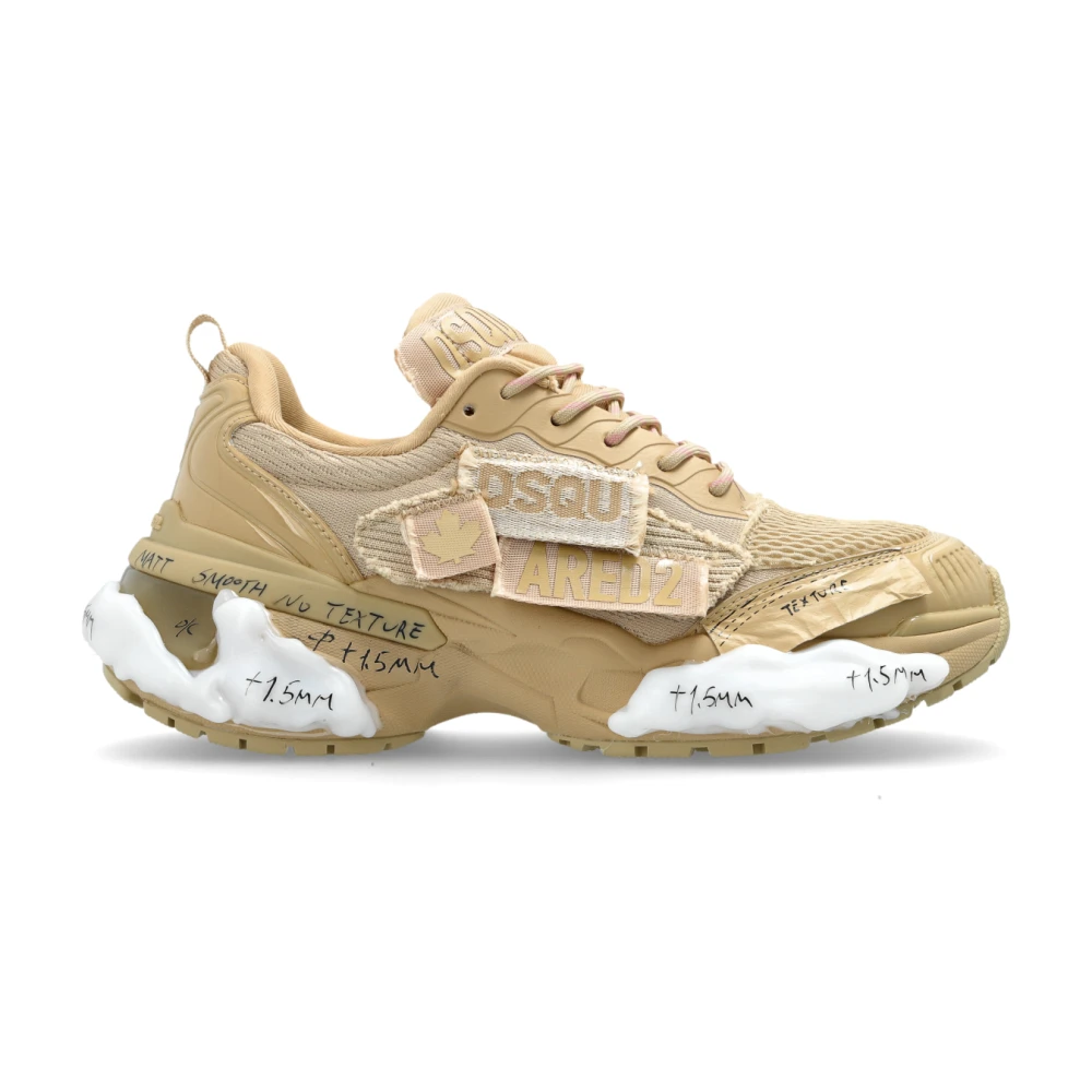 Dsquared2 Faster Sportschoenen Dames Schoenen Beige