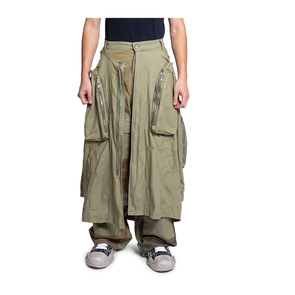 Who Decides War Olijfgroene Militaire Parka Broek Green Heren
