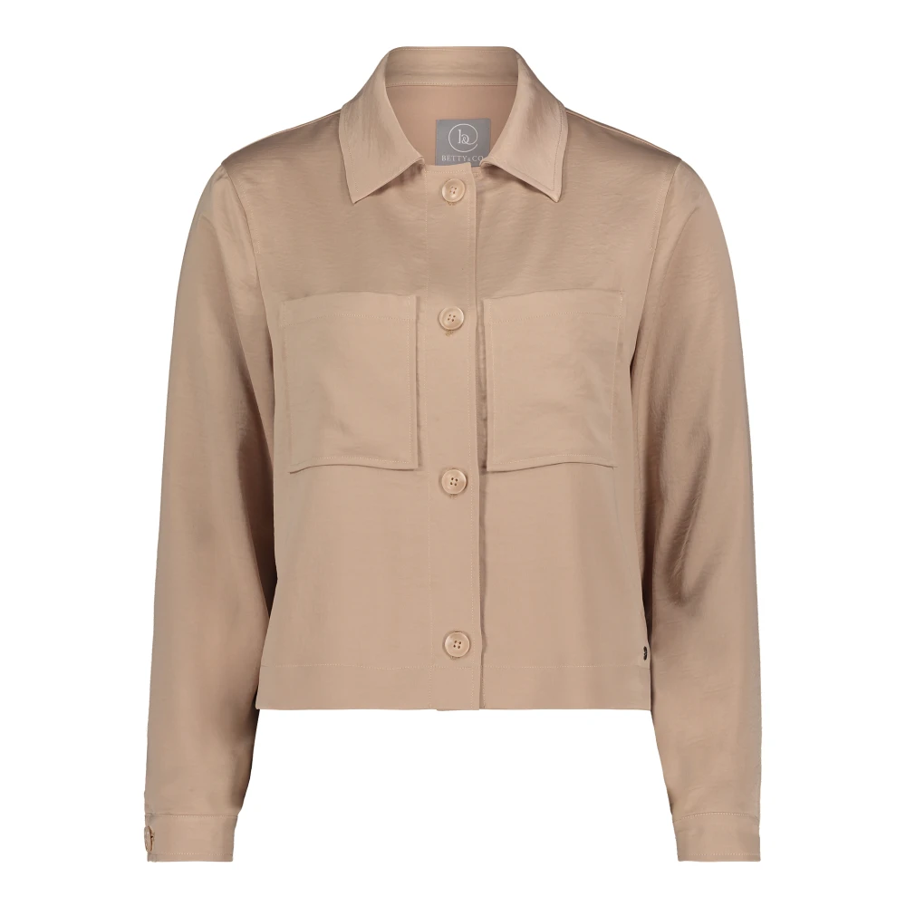 Betty & Co Langarm Casual Jack Beige Dames