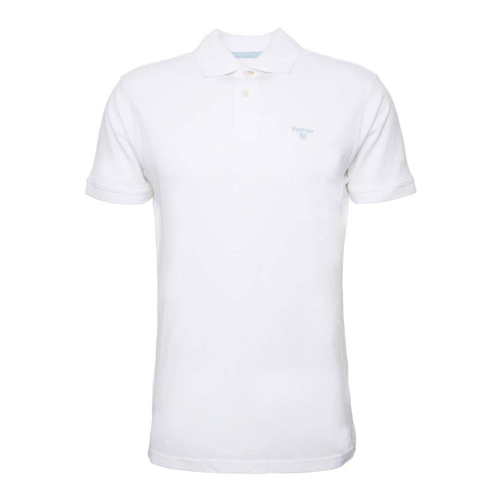 Barbour Men's White Polo Shirts, Xl, Sports Polo Shirt