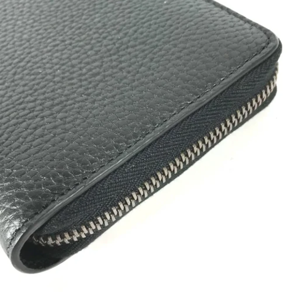 Gucci Vintage Pre-owned Leather wallets Blue Dames
