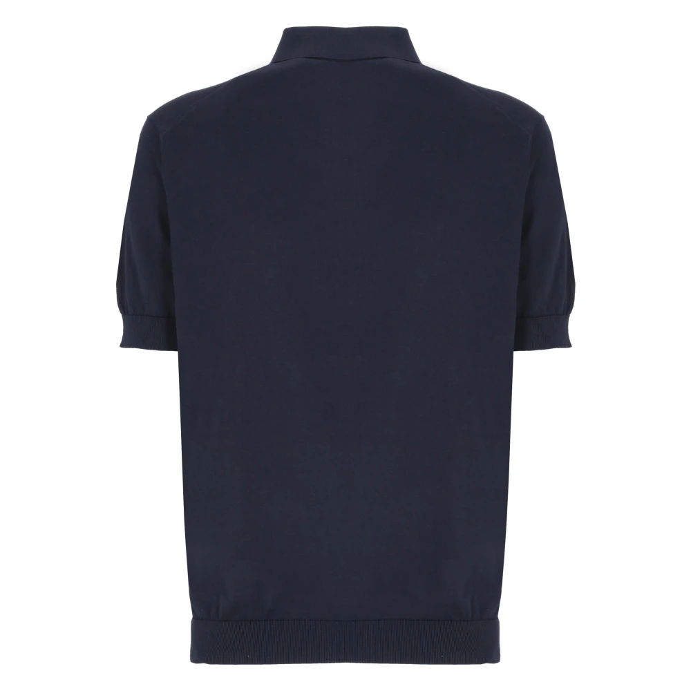 Lardini Blauw Katoenen Poloshirt voor Mannen Blue Heren