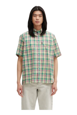 Alien-O Print Check Shirt