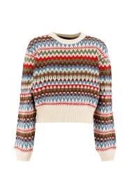 Sweter z wzorem zygzakowym inspirowany Andami