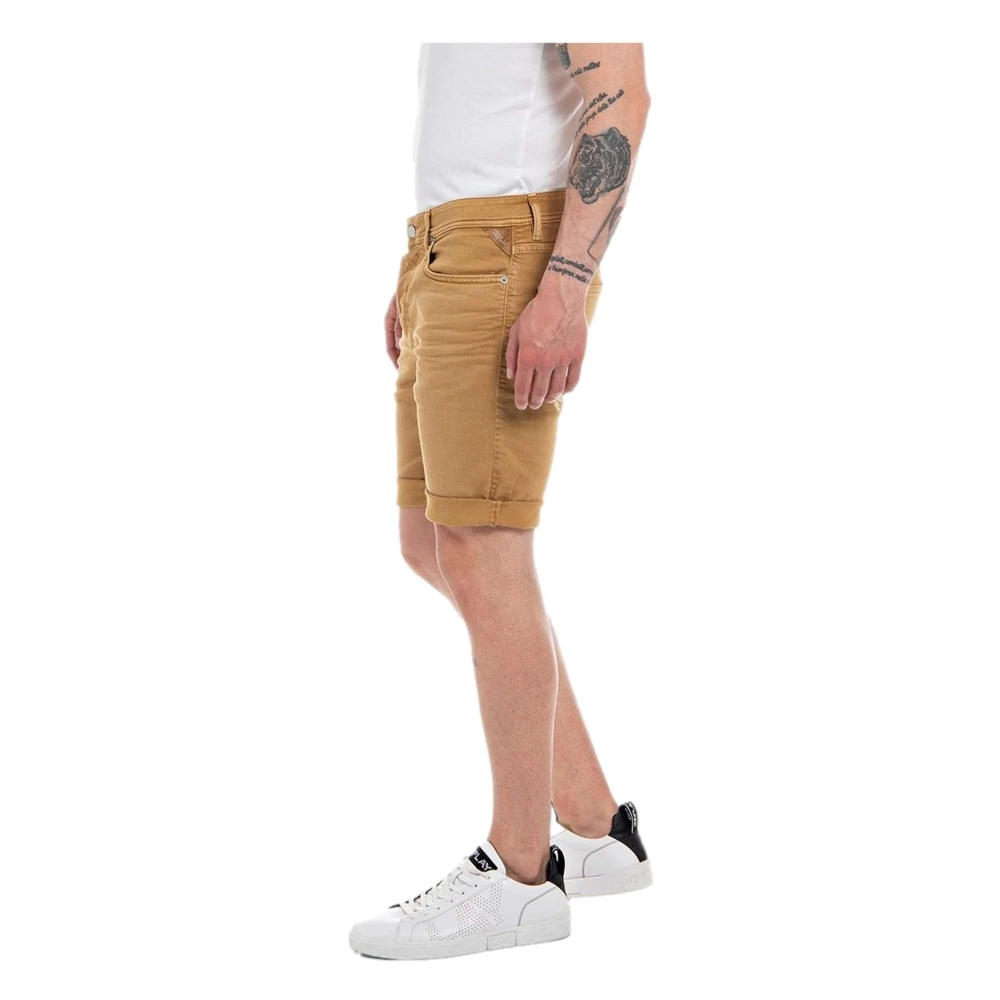 Replay Shorts Beige Heren