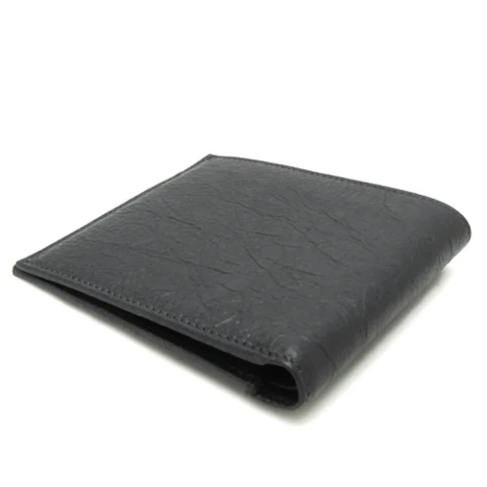 Balenciaga Vintage Pre-owned Leather wallets Gray Dames