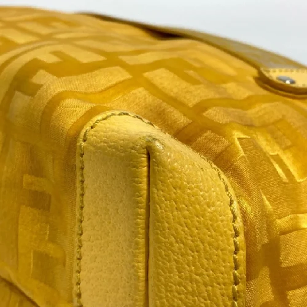 Fendi Vintage Pre-owned Fabric fendi-bags Yellow Dames