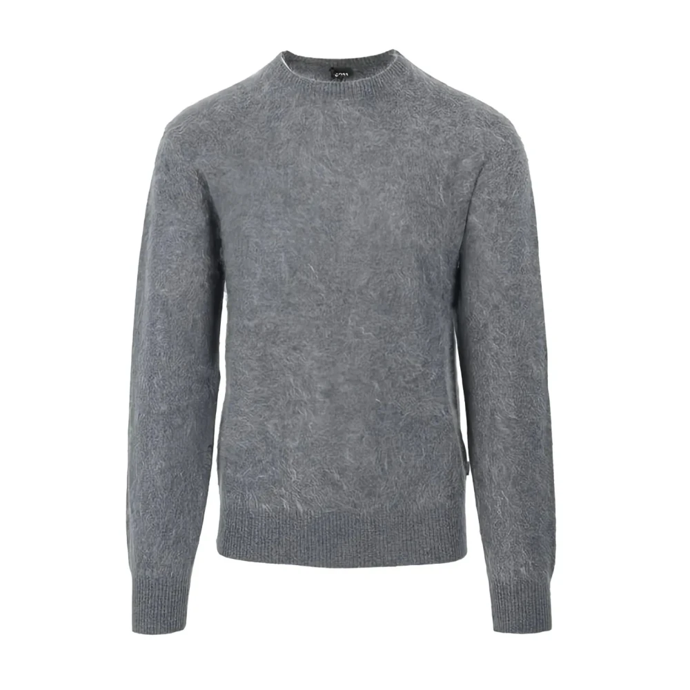 Hugo Gray Cashmere Knitwear - Male - Cashmere Knitwear - L - Knitwear