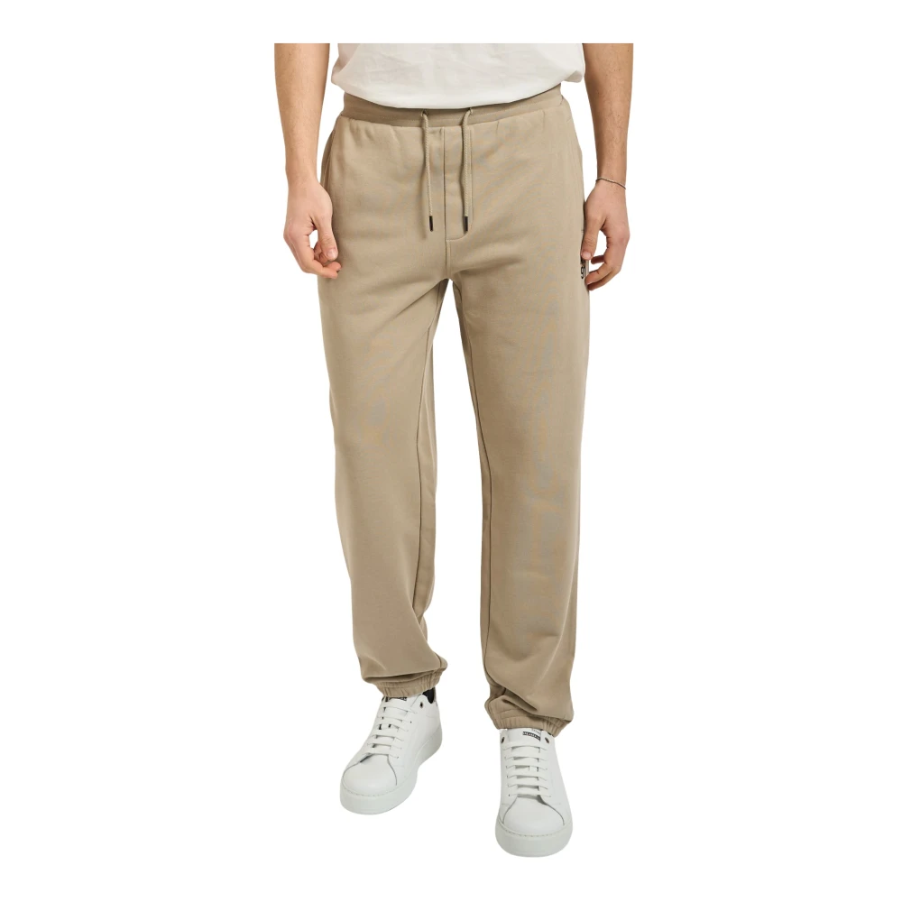Armani Exchange Hombre Beige Pantalones De Chándal Diagonales