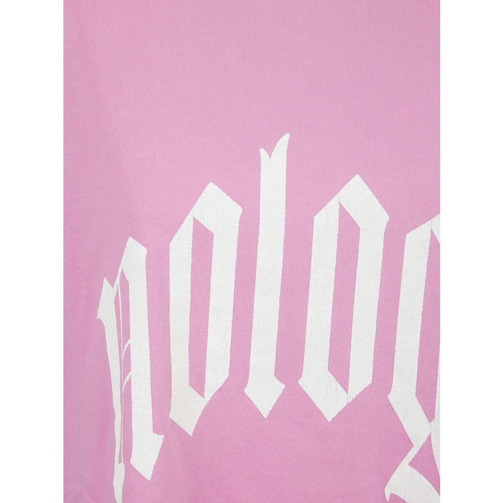 Balenciaga Oversized T-shirt in lichtroze wit Pink Dames