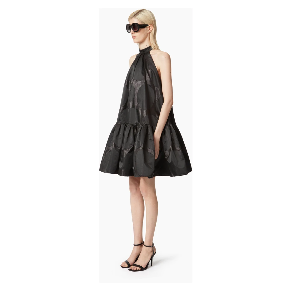 Nina Ricci Halterneck Mini Dress With Black Dames