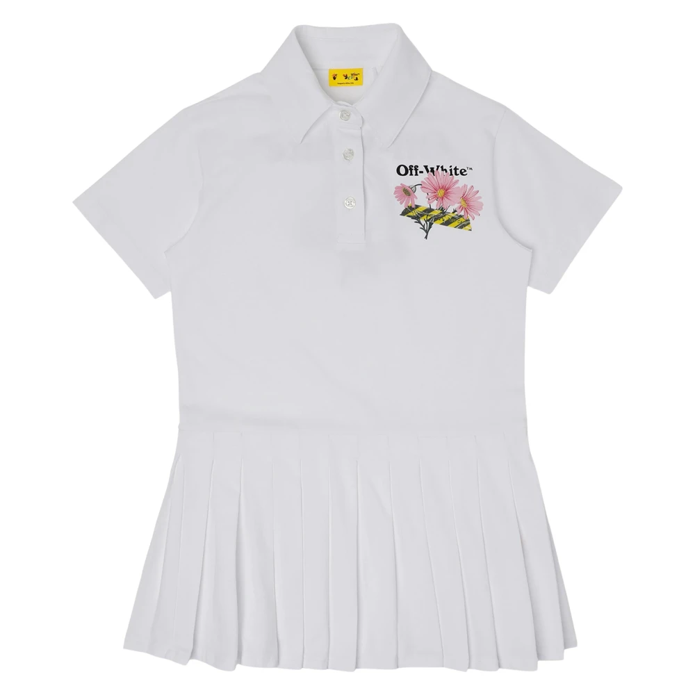 Off White Girls White Daisy Tape Dress - Off - Dresses - 14 Y - Kids
