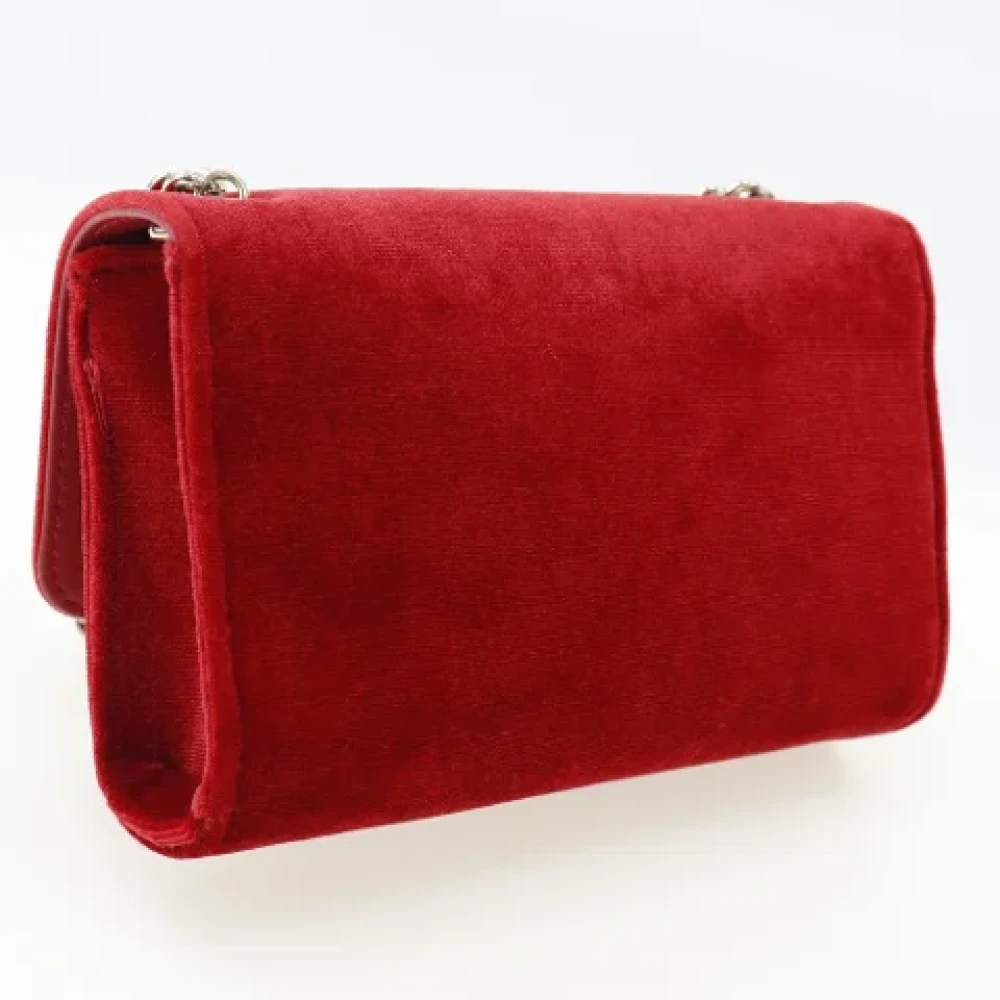 Valentino Vintage Pre-owned Canvas crossbody-bags Red Dames