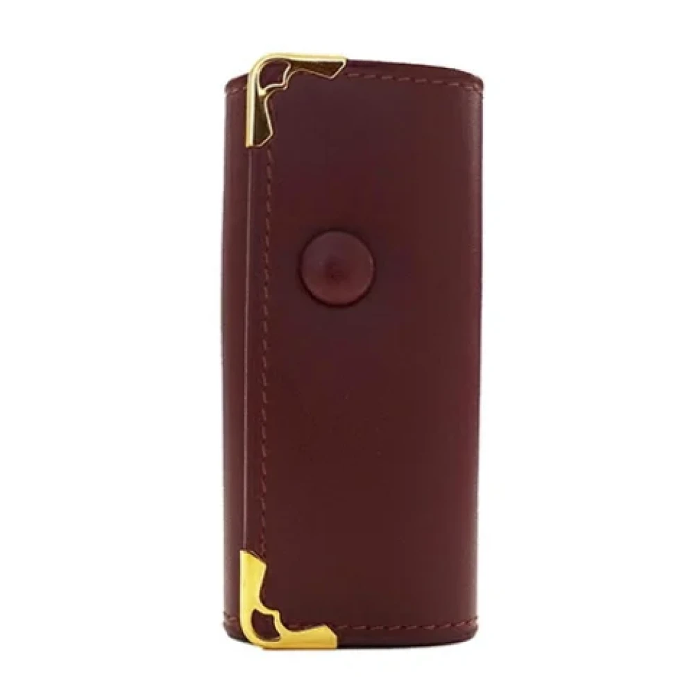 Cartier Vintage Pre-owned Leather home-office Brown Dames