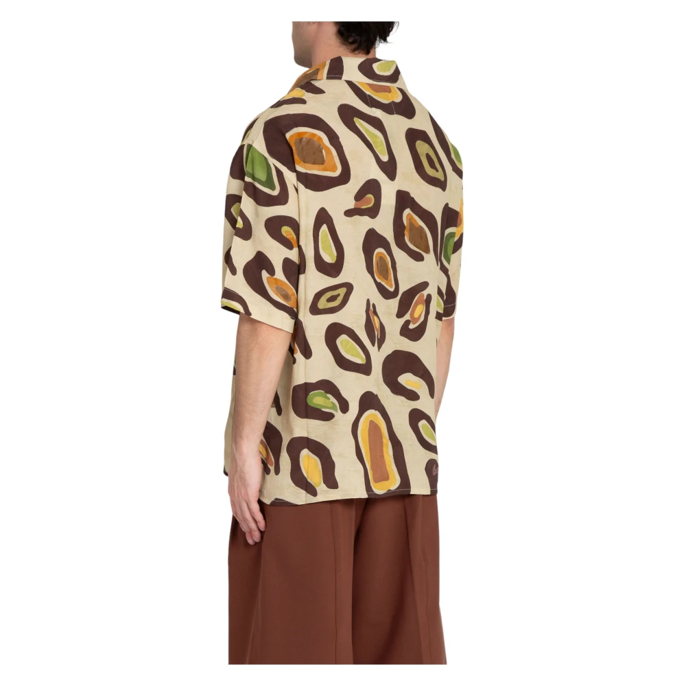 Bonsai Oversized Bowling Shirt in Collectiekleur Multicolor Heren