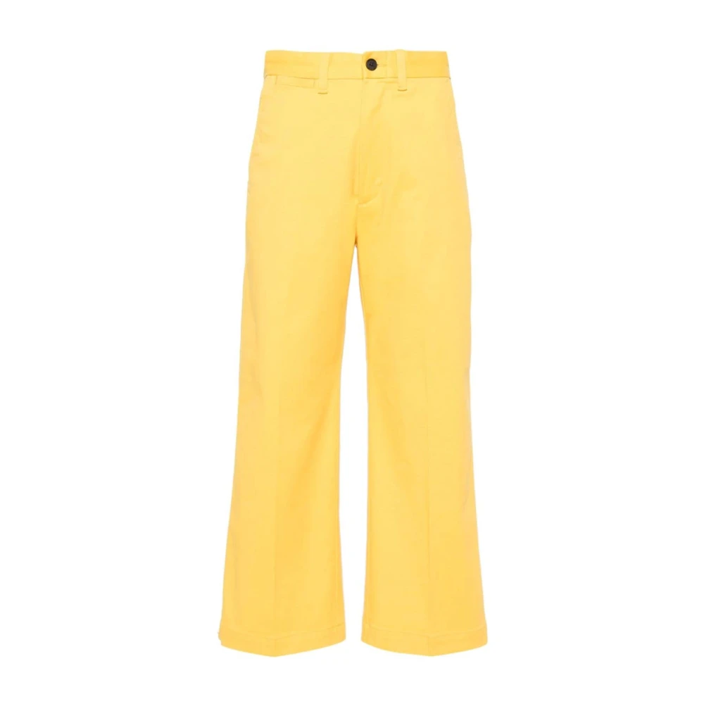 Ralph Lauren Wide Trousers Yellow Dames