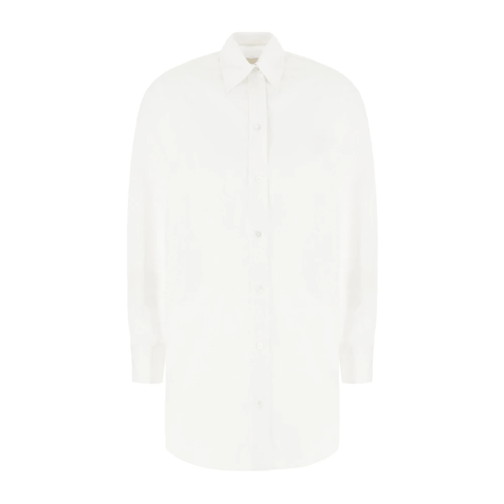 Isabel marant Cylvany Maxi Overhemd van Katoen Poplin White Dames