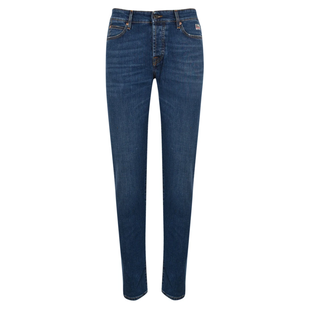 Roy Roger's Slim Fit Blauwe Denim Broek Blue Heren