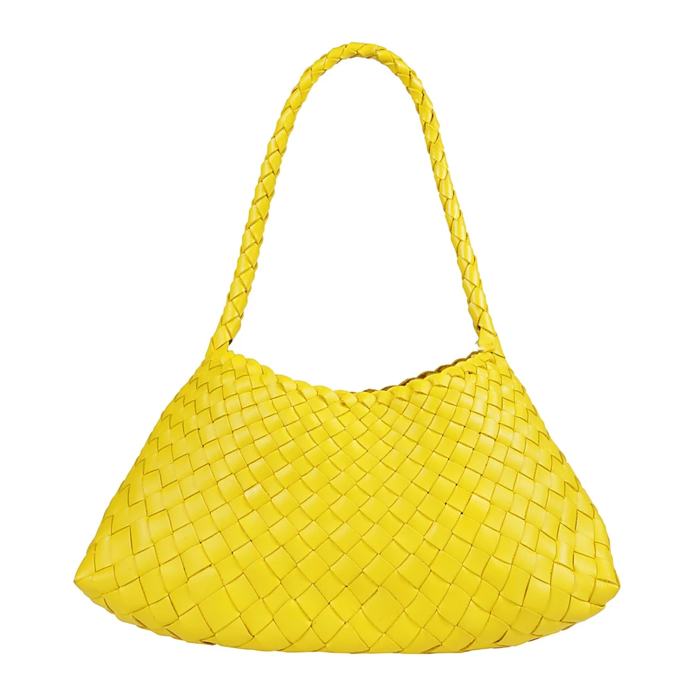 Dragon Diffusion Stijlvolle Leren Tas voor Dagelijks Gebruik Yellow Dames