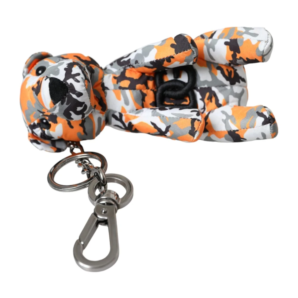 Dolce & Gabbana Camouflage Dieren Sleutelhanger Multicolor Heren