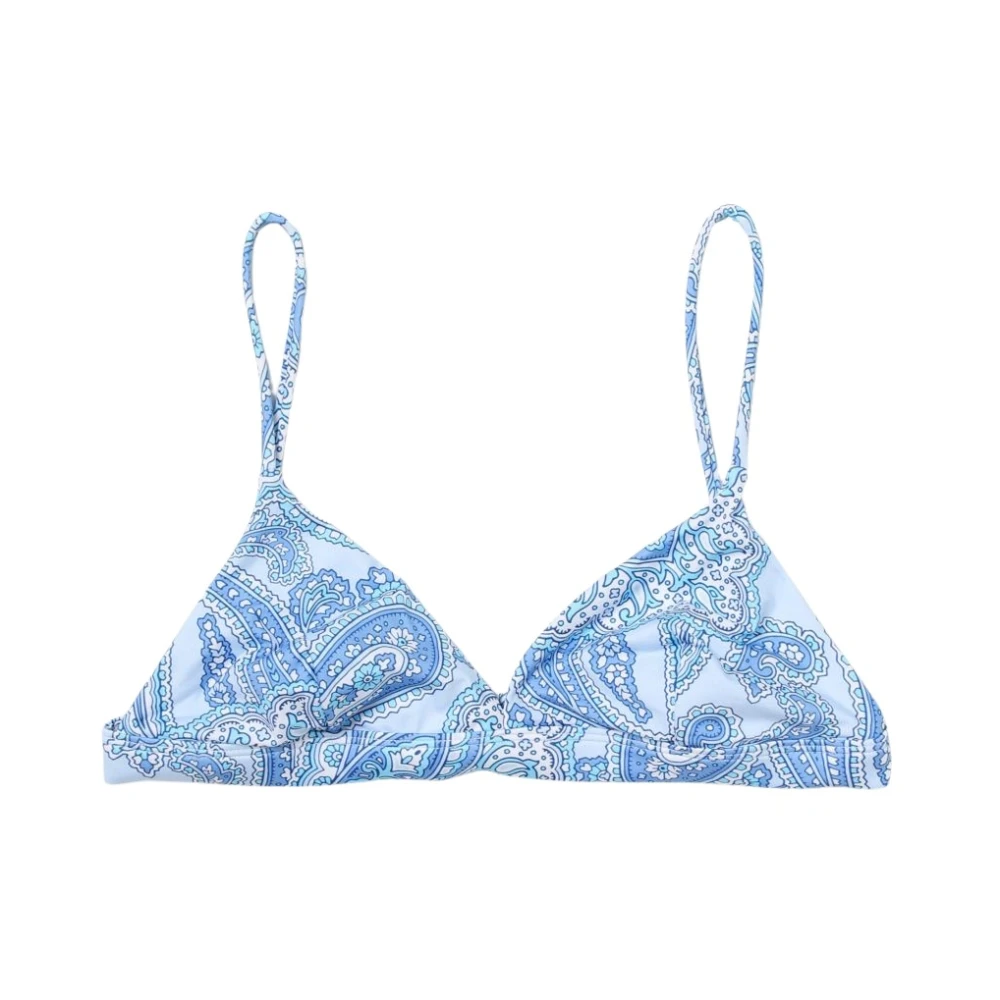 Mc2 Saint Barth Women's Blue Bikinis, S, Rylie Bra