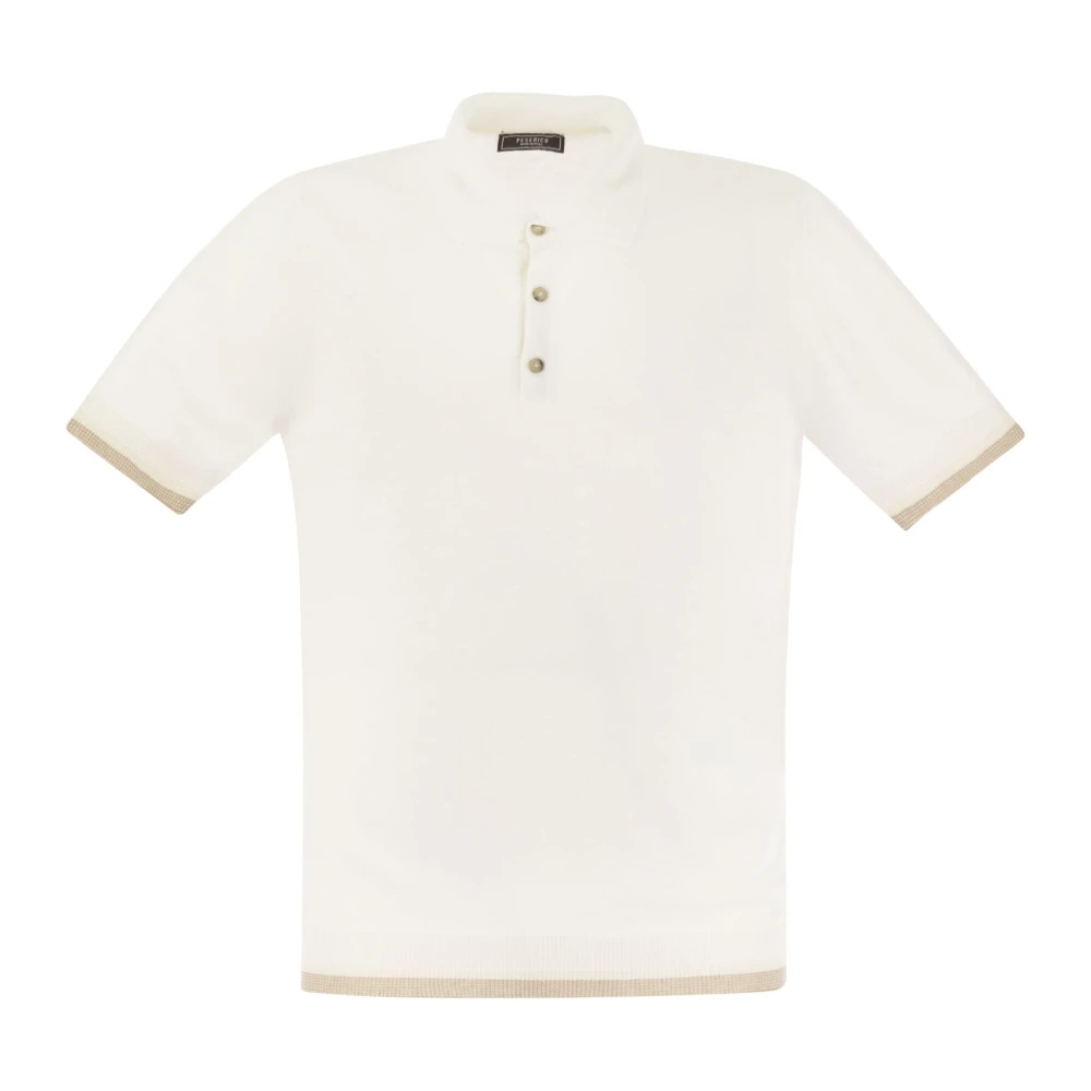 PESERICO Polo Shirts White Heren