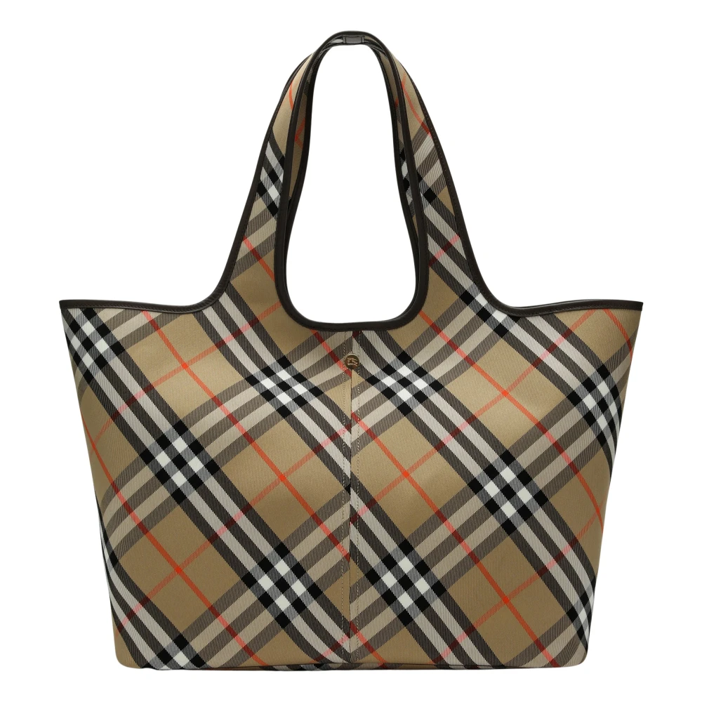 Burberry Stijlvolle Tote Tas voor Dagelijks Gebruik Beige Dames