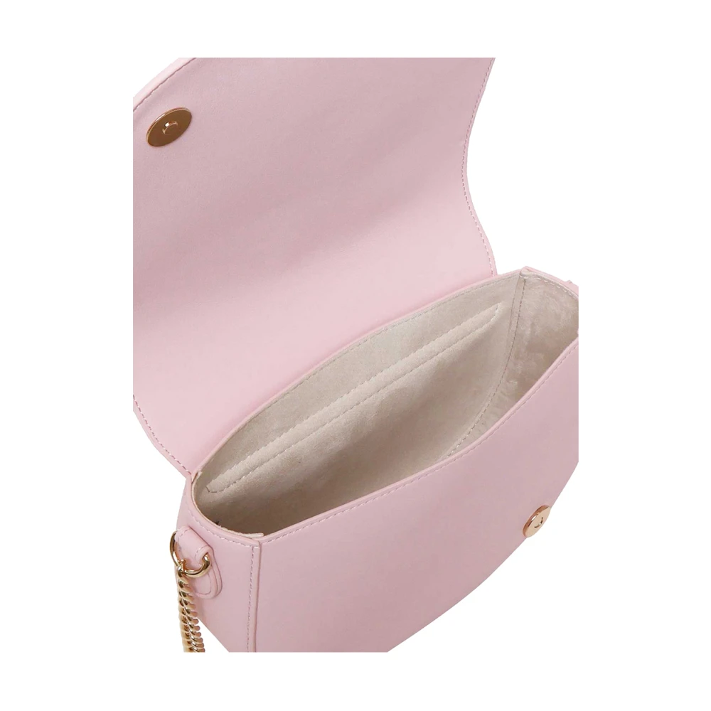 Moschino Roze Schoudertas met Gouden Details Pink Dames