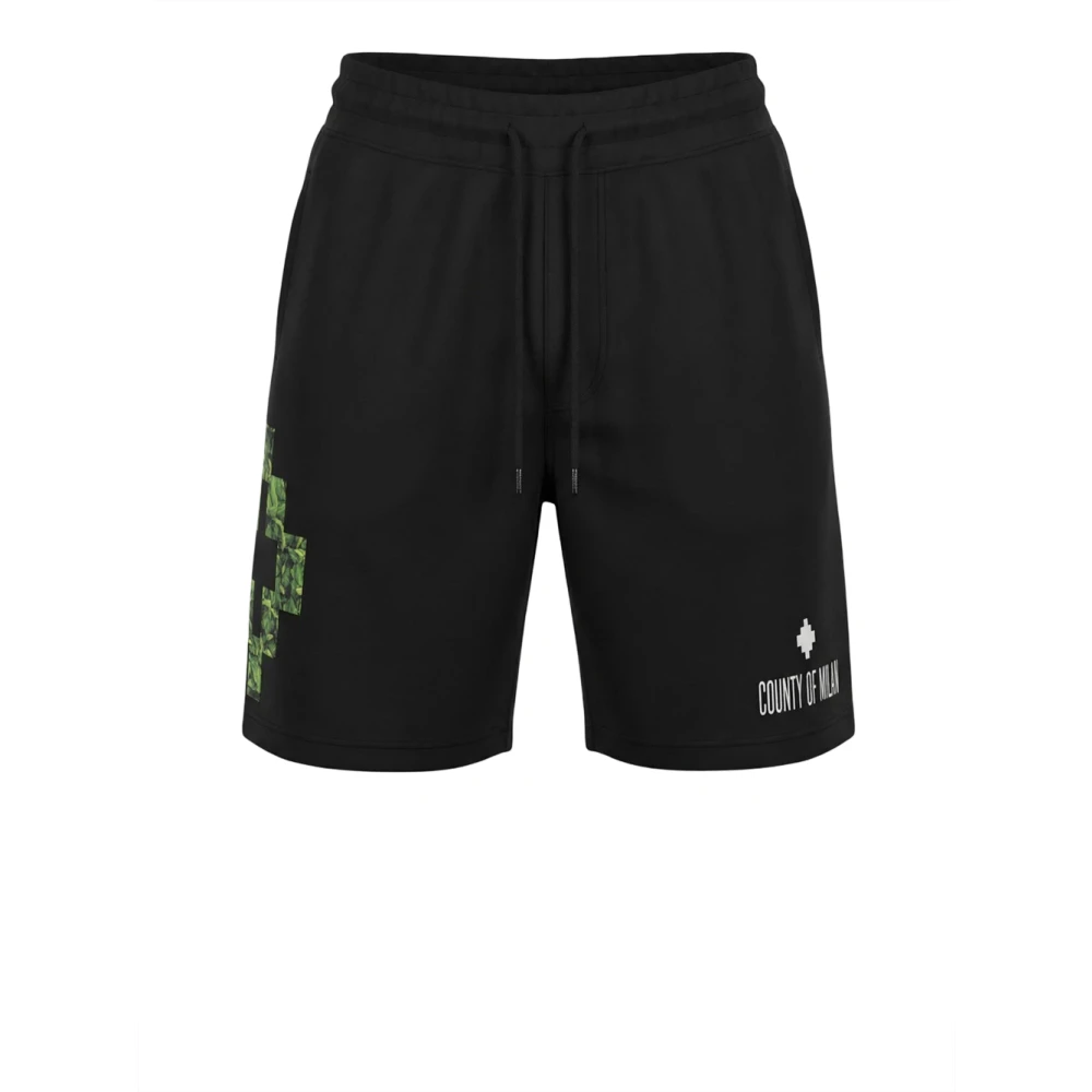 Marcelo Burlon Green Casual Shorts, Male, Xs, Sport Shorts