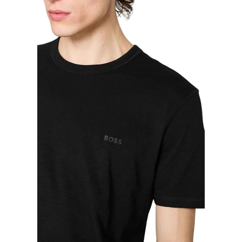 Hugo Boss Mannen Casual Tee Tegood Black Heren