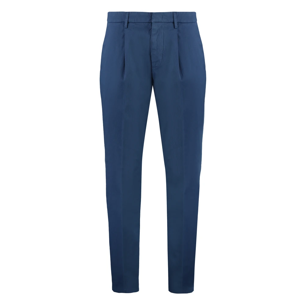 Dondup Katoenen Chino Broek met Zakken Blue Heren