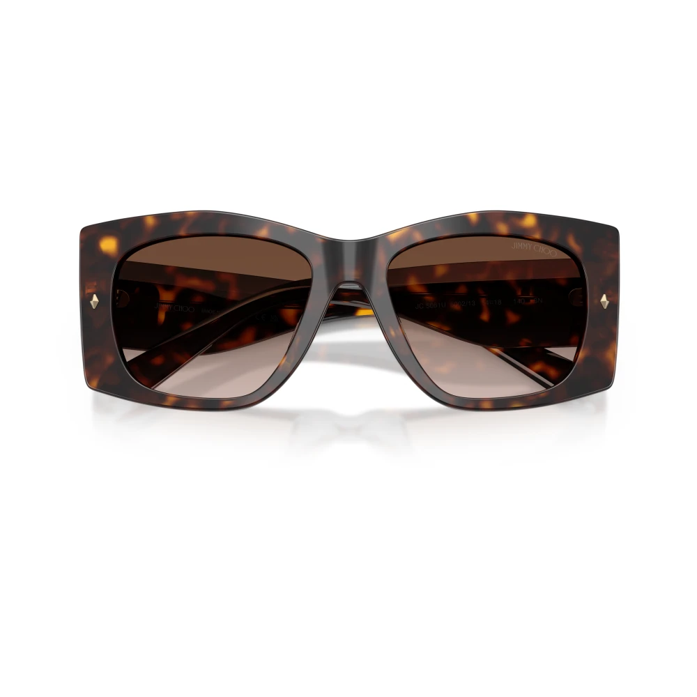 Jimmy Choo Brown Jc5061u 500213 Woman Sunglasses Acetate Turtle Butterfly Normal Nuanced - Image 2