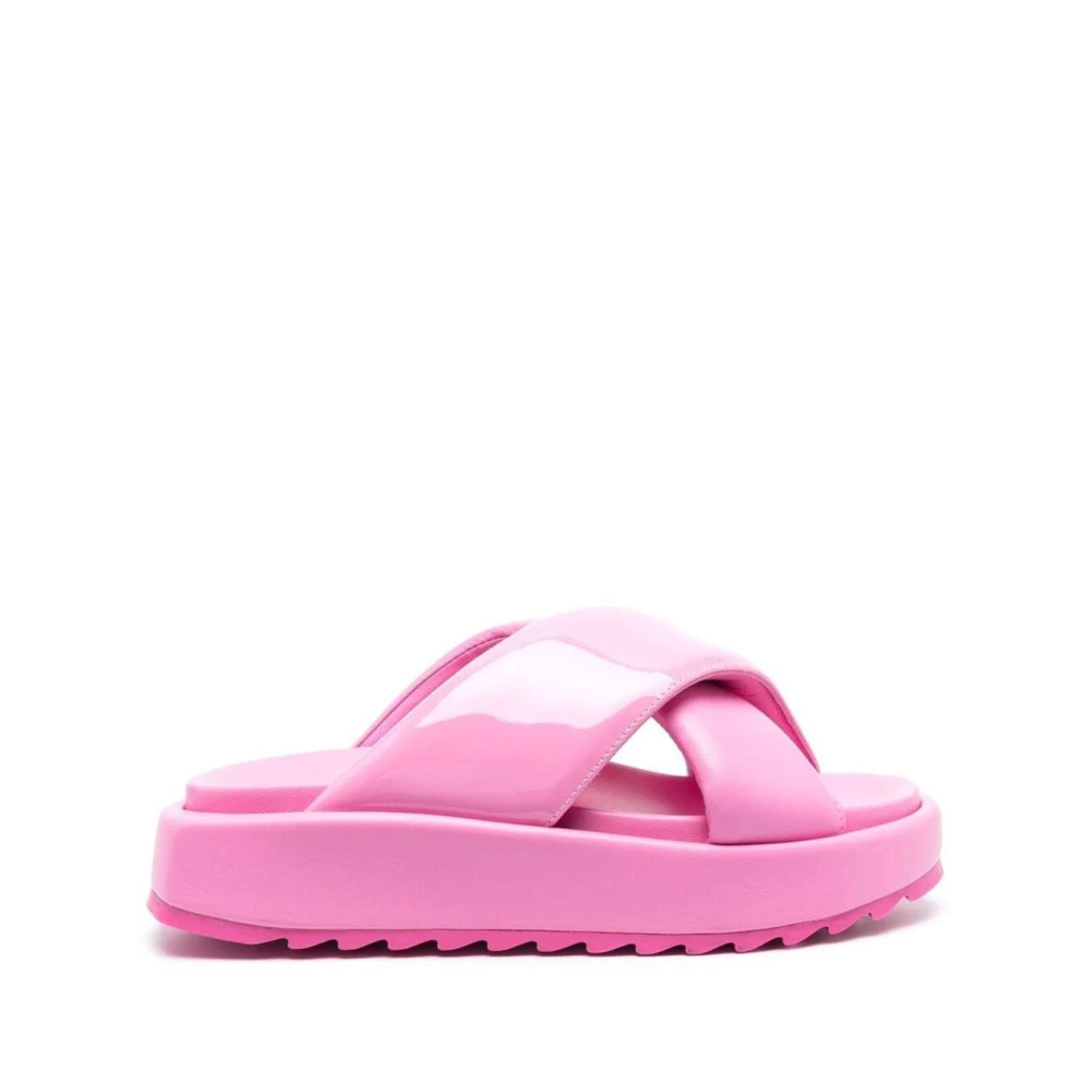 Gia Borghini Platta sandaler Pink, Dam