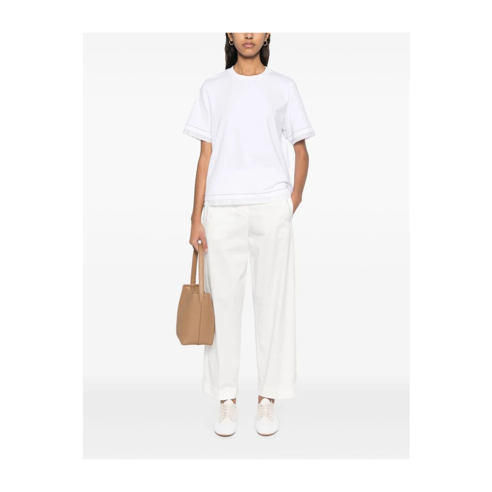 PESERICO Wit T-shirt en Polo White Dames