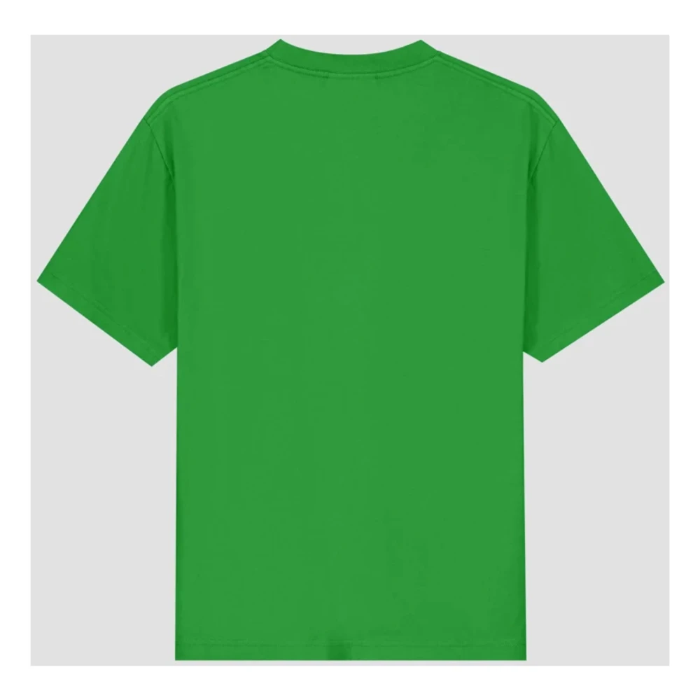 Olaf Hussein Block Tee Groene T-shirt Green Heren