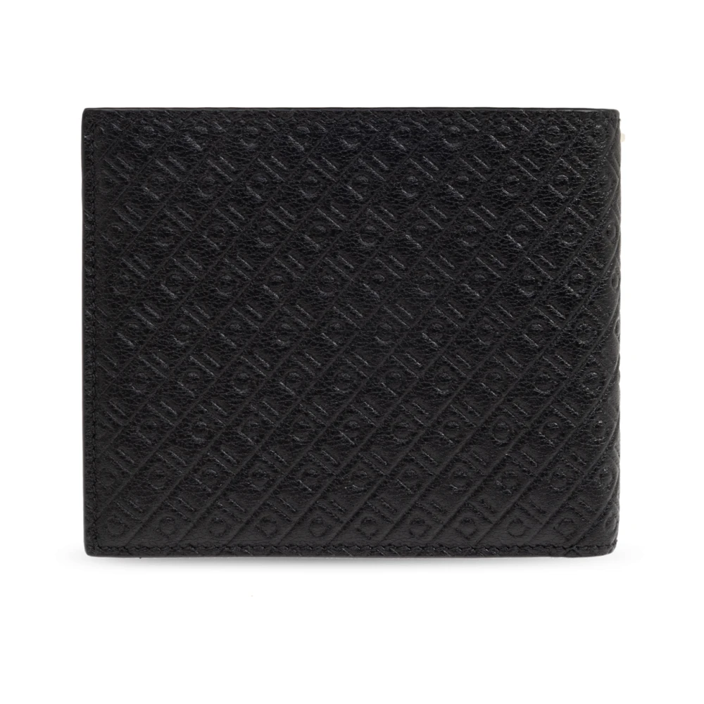 Salvatore Ferragamo Leren portemonnee Black Heren