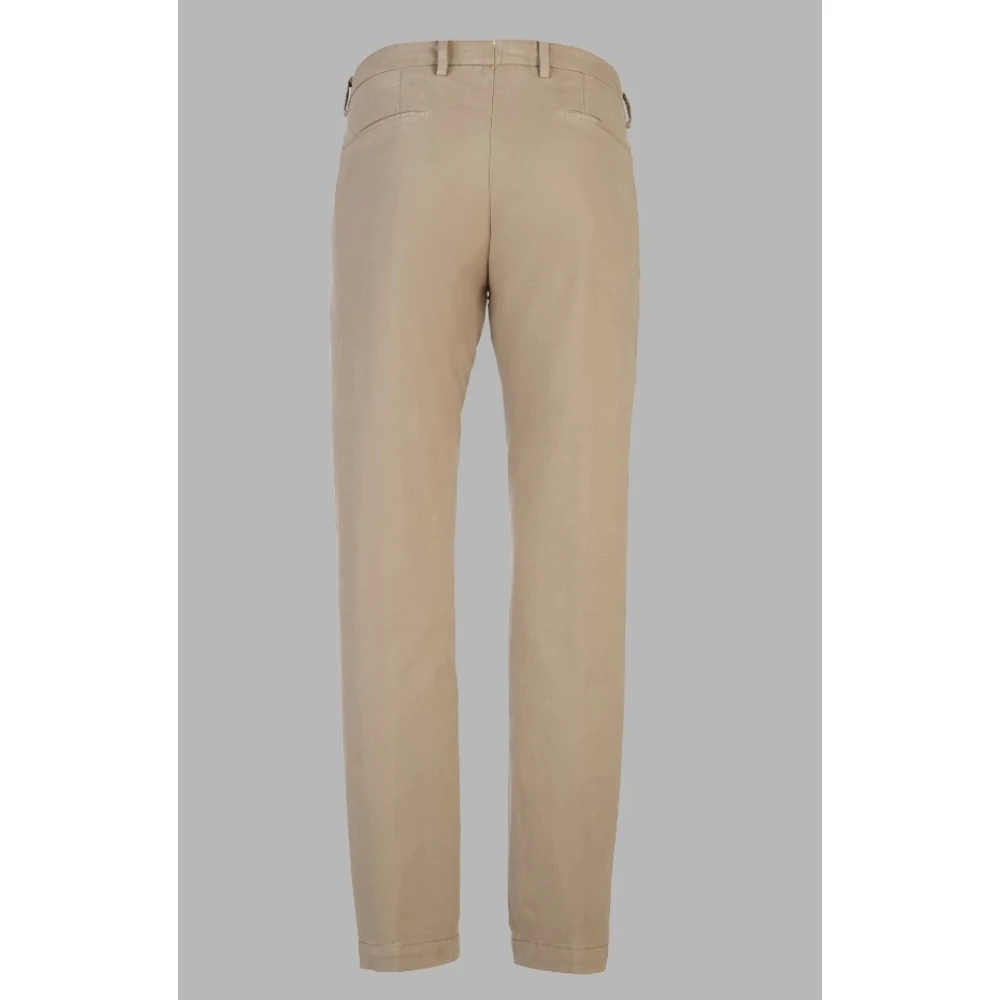 Briglia Slim Fit Katoenen Broek Brown Heren